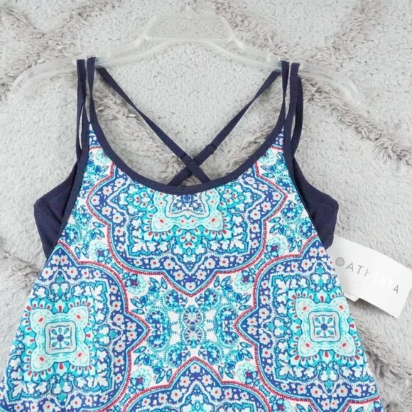 Athleta Swim Tank Tankini Top Womens 34B/C Beach Swim Wear - Picture 2 of 7
